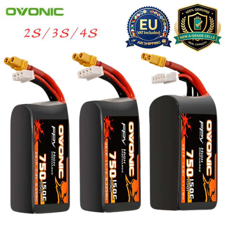 Batería Lipo OVONIC 150C de 75 - Drone Racing Battery reseña y precio