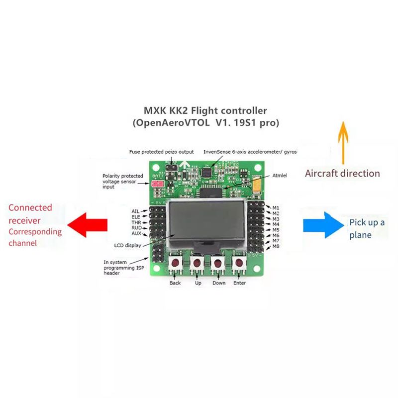 B05C-KK 2.1.5 Placa de control - Drone Racing Flight Controller reseña y precio