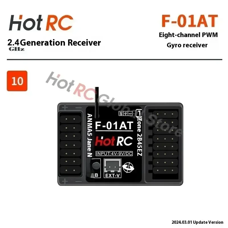 Receptor Giroscópico HOTRC 2.4 - Drone Racing Receiver reseña y precio