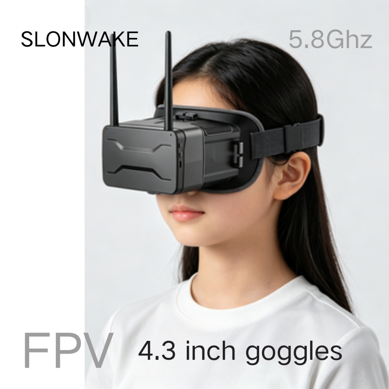Gafas FPV 5.8G de 4.3 Pulgadas - Drone Racing Goggles reseña y precio